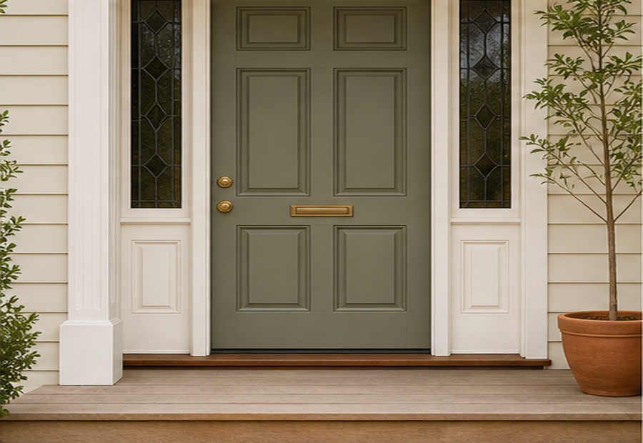 Door and trim painting